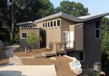 Glenn House - Contemporary green house, with Butterfly Roof, SIPS and locally sourced materials.